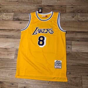 Mitchell & Ness Yellow Kobe Bryant Hardwood Classics